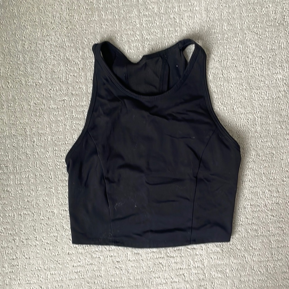 Black work out tank